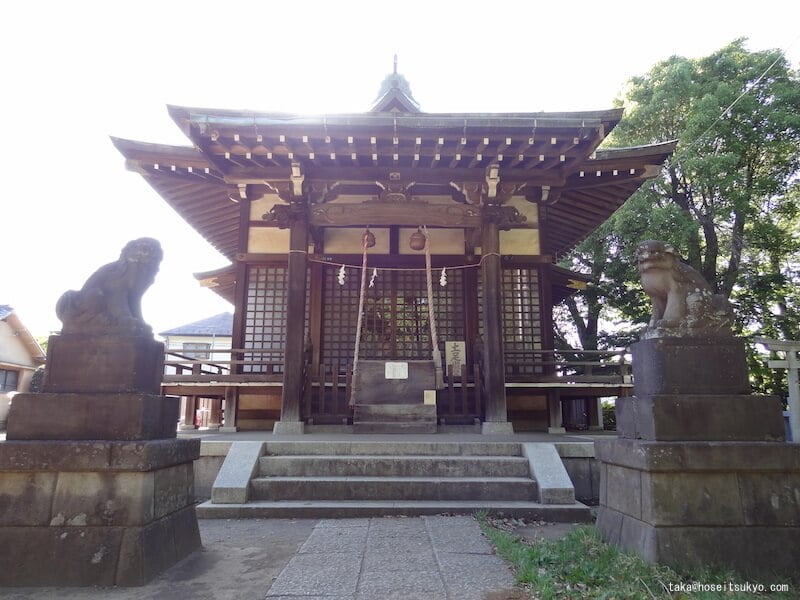 杉山社（杉山神社・川崎市多摩区）社殿・狛犬