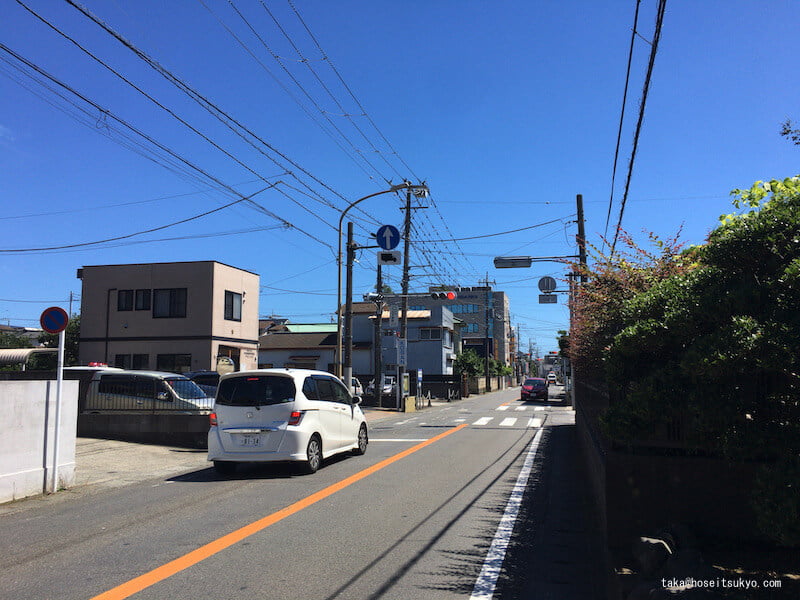 中原御殿跡道順その1