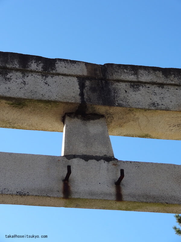 五社神社・諏訪神社｜北口鳥居には扁額が無かった