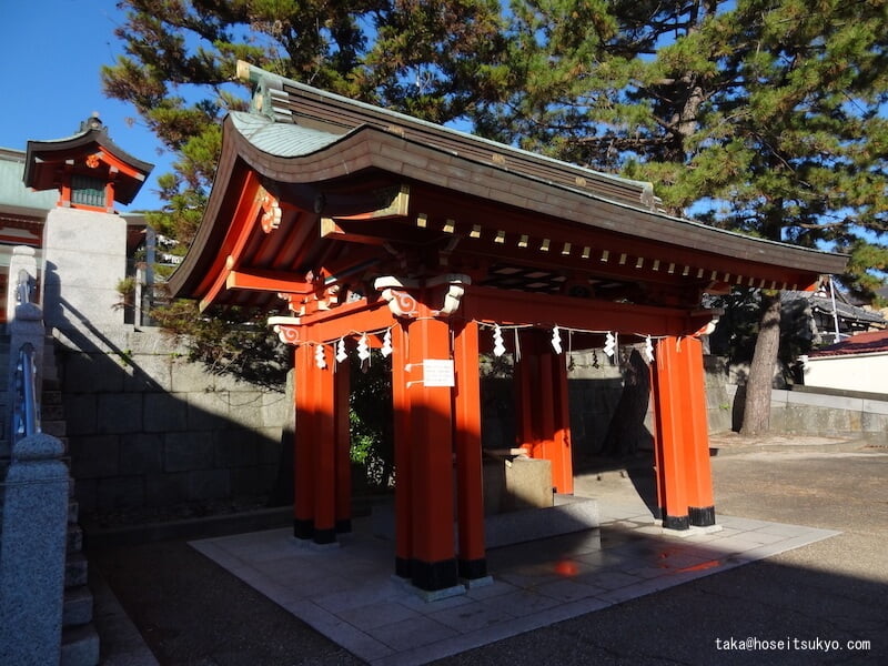 五社神社・諏訪神社｜手水舎