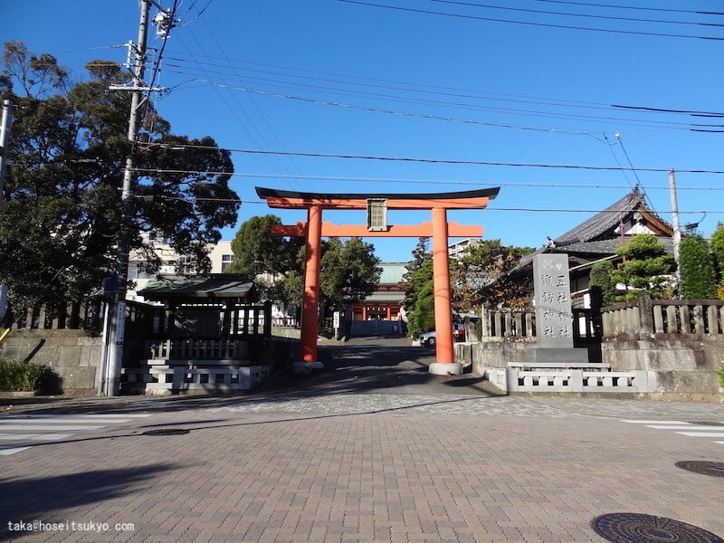 五社神社・諏訪神社｜表参道と鳥居