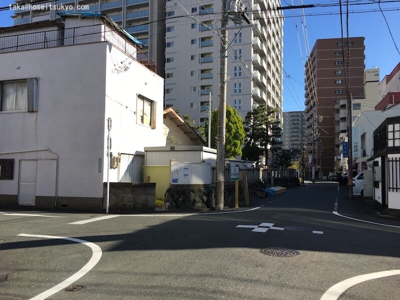 本多忠勝屋敷推定地（遠景）