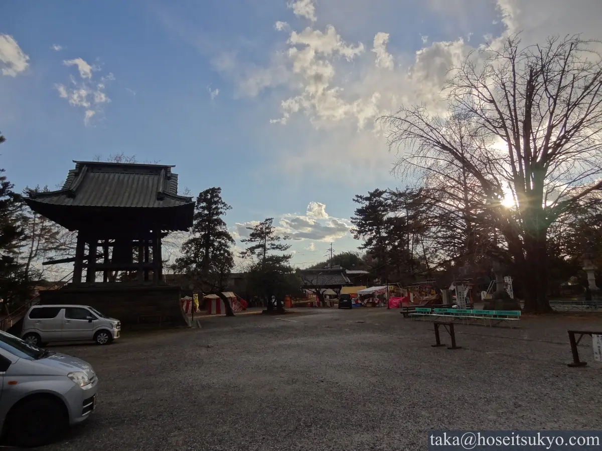 大光院・境内と夕日