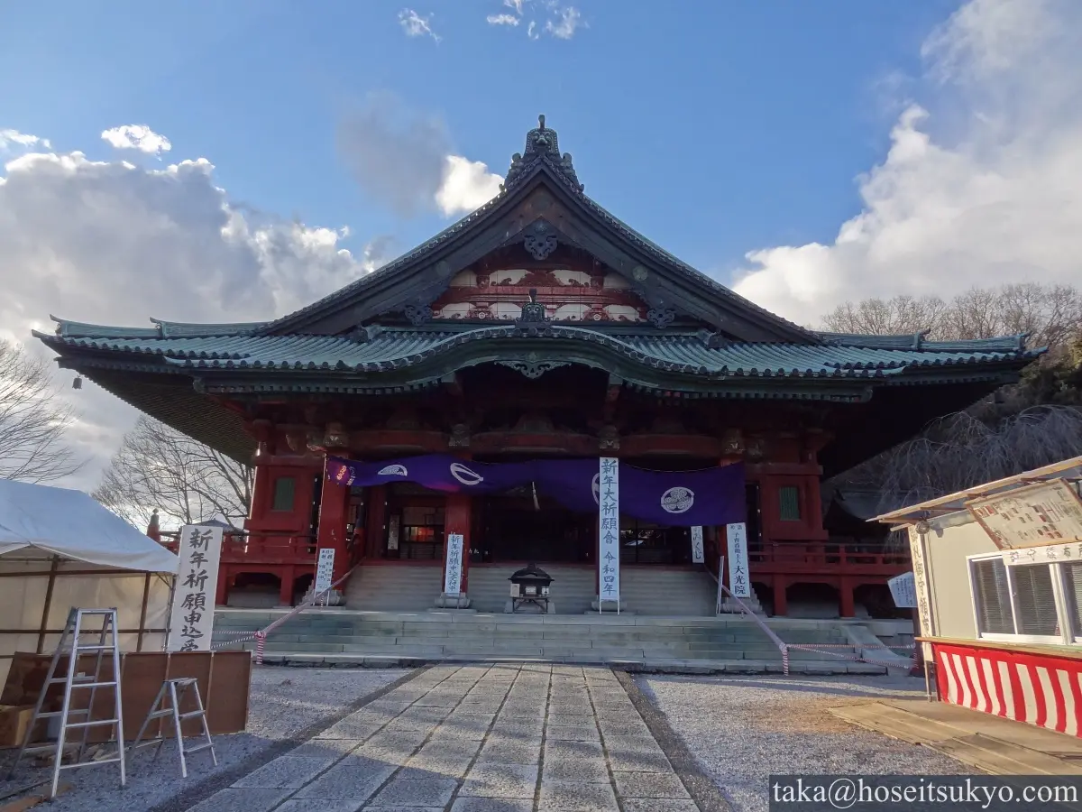 大光院・開山堂（正面から）
