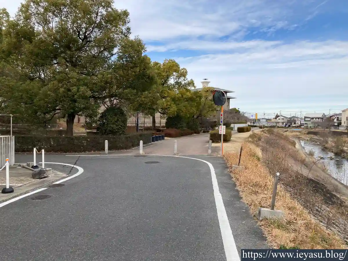 香流川（堀秀政陣跡付近）